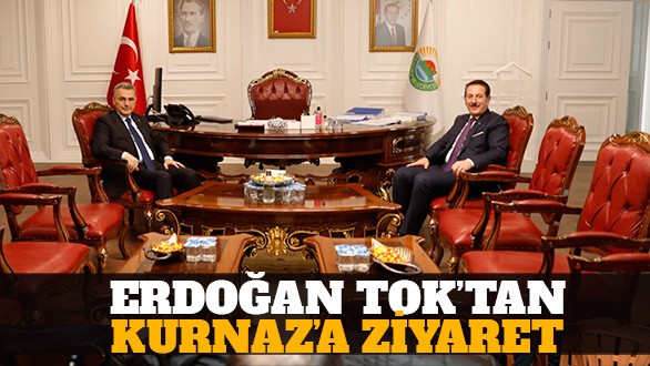Erdoğan Tok'tan Başkan Kurnaz'a hayırlı olsun ziyareti