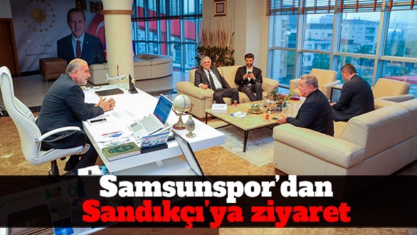 Samsunspor’dan Başkan İbrahim Sandıkçı’ya ziyaret 