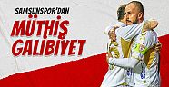 Samsunspor'dan müthiş galibiyet