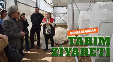 Atakumlu Muhtarlardan Tarım Ziyareti